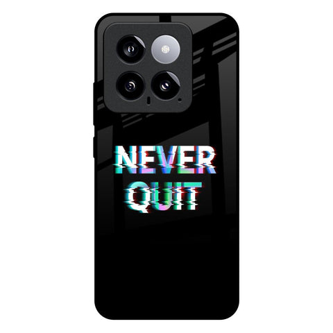 Never Quit Glossy Case For Mi 14
