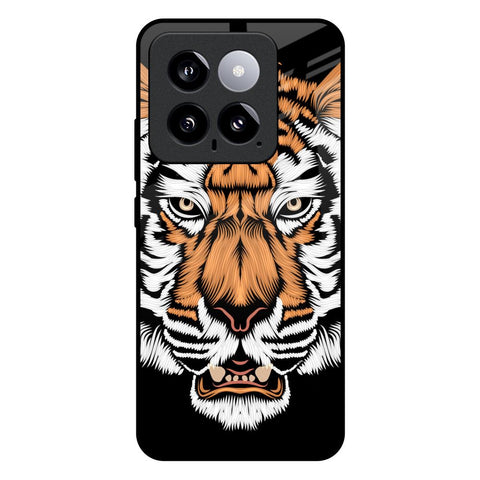 Angry Tiger Glossy Case For Mi 14