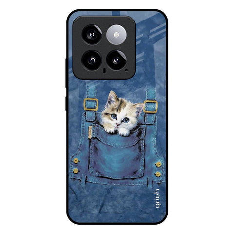 Kitty In Pocket Glossy Case For Mi 14