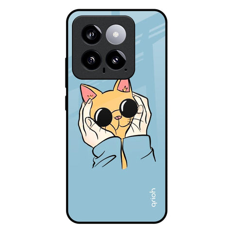 Adorable Cute Kitty Glossy Case For Mi 14