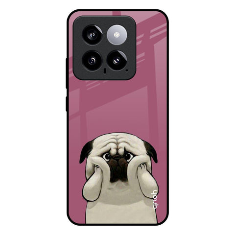 Funny Pug Face Glossy Case For Mi 14