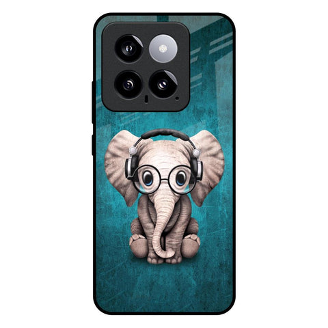 Adorable Baby Elephant Glossy Case For Mi 14