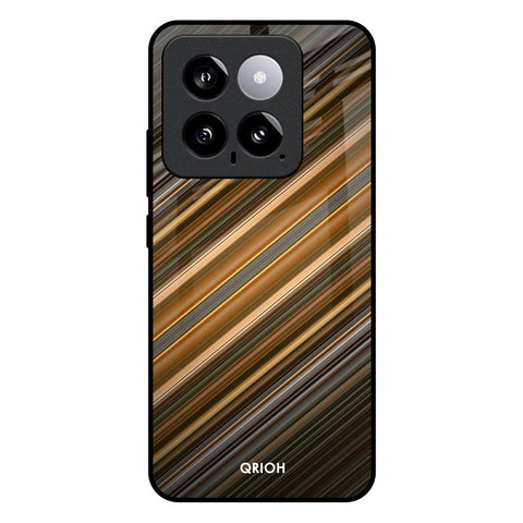 Diagonal Slash Pattern Glossy Case for Mi 14