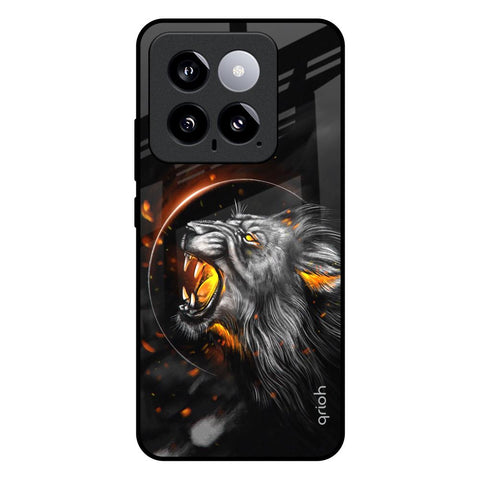 Aggressive Lion Glossy Case for Mi 14