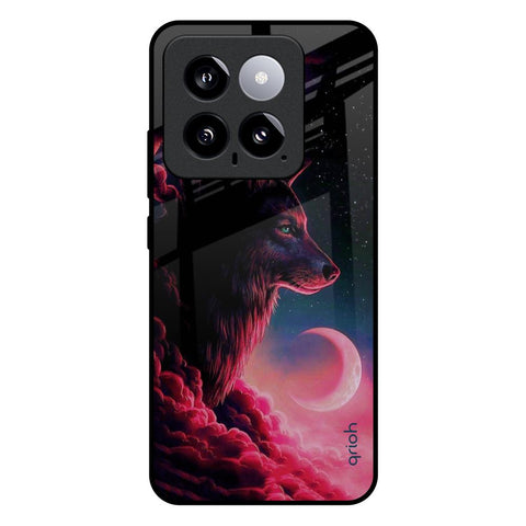Moon Wolf Glossy Case for Mi 14