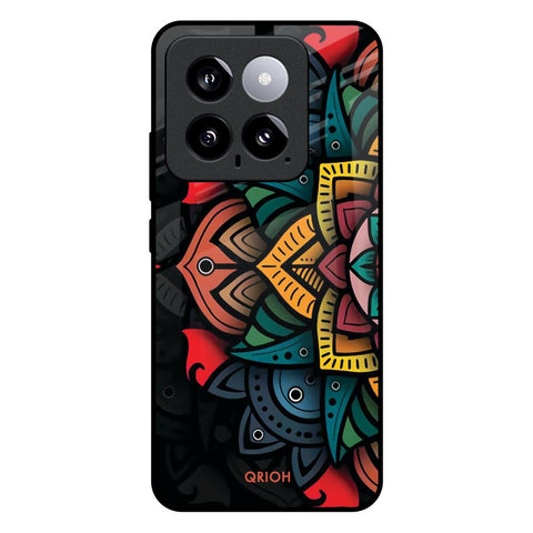 Retro Gorgeous Flower Glossy Case for Mi 14