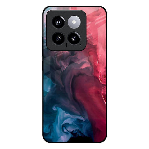 Blue & Red Smoke Glossy Case for Mi 14