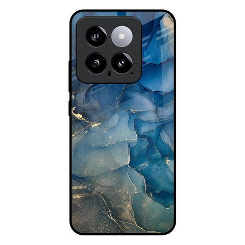 Blue Cool Marble Glossy Case for Mi 14
