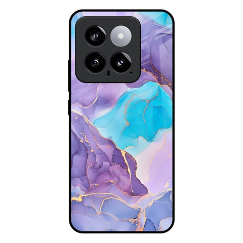 Alcohol ink Marble Glossy Case for Mi 14
