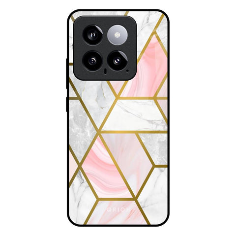 Geometrical Marble Glossy Case for Mi 14
