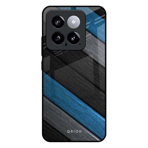 Multicolor Wooden Effect Glossy Case for Mi 14