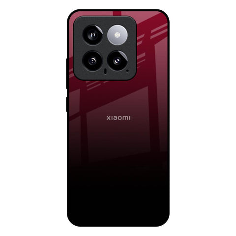 Wine Red Glossy Case For Mi 14