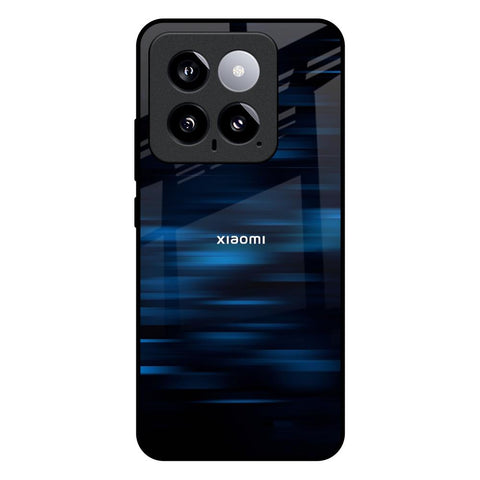 Blue Rough Abstract Glossy Case for Mi 14