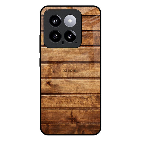 Wooden Planks Glossy Case for Mi 14