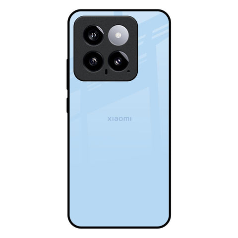 Pastel Sky Blue Glossy Case for Mi 14