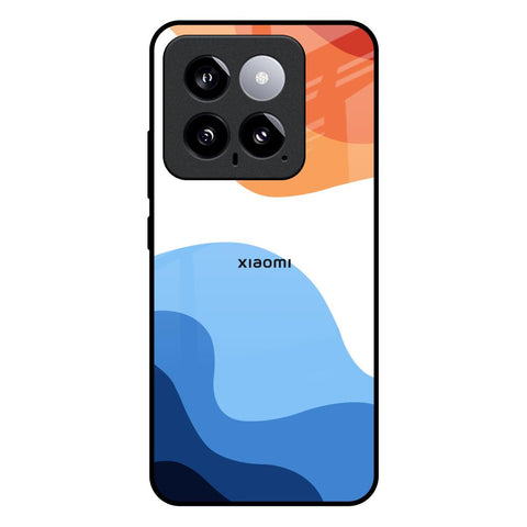 Wavy Color Pattern Glossy Case for Mi 14