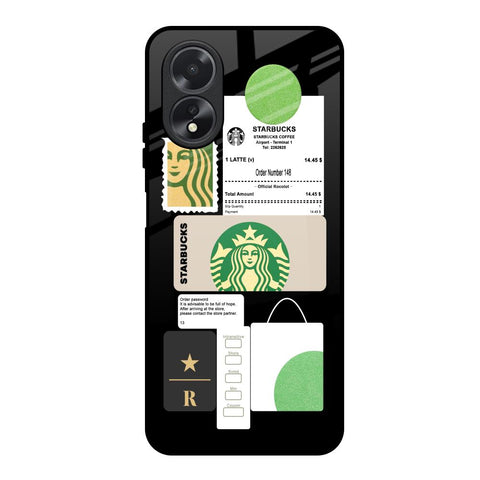 Coffee Latte Glossy Case for Oppo A18