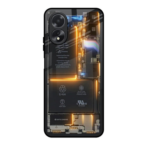 Glow Up Skeleton Glossy Case for Oppo A18