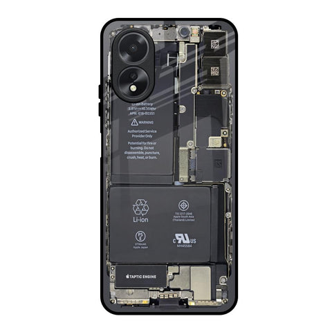 Skeleton Inside Glossy Case for Oppo A18