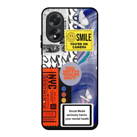 Smile for Camera Glossy Case for Oppo A18