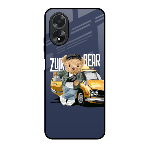 Adventurous Bear Glossy Case for Oppo A18