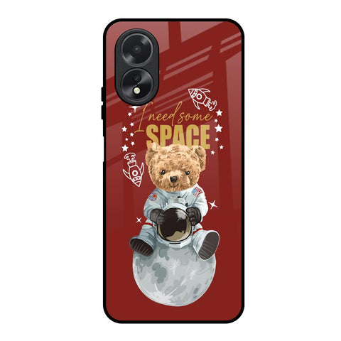 Astronaut Bear Glossy Case for Oppo A18