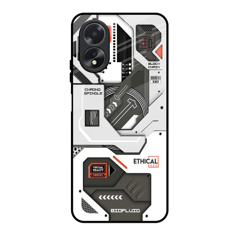 Explore Circuit Glossy Case for Oppo A18
