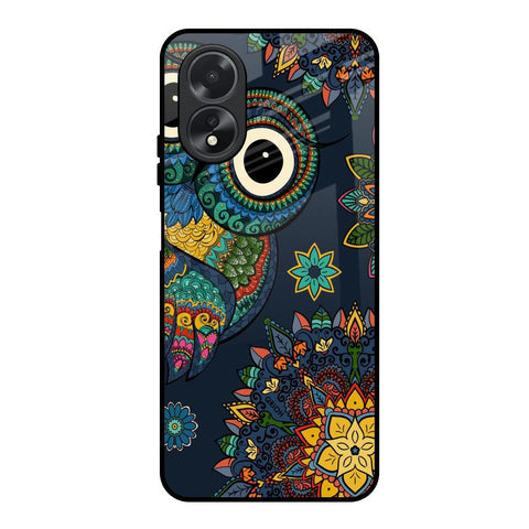 Owl Art Glossy Case for Oppo A18