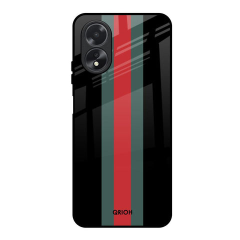 Vertical Stripes Glossy Case for Oppo A18