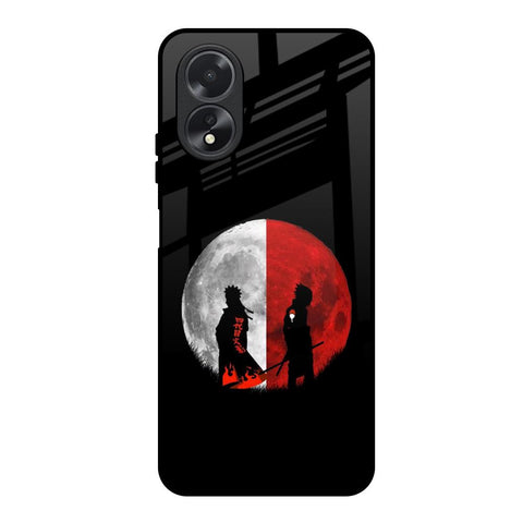 Anime Red Moon Glossy Case for Oppo A18