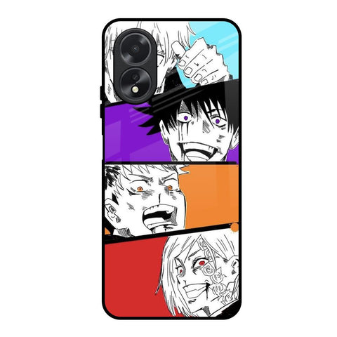 Anime Sketch Glossy Case for Oppo A18