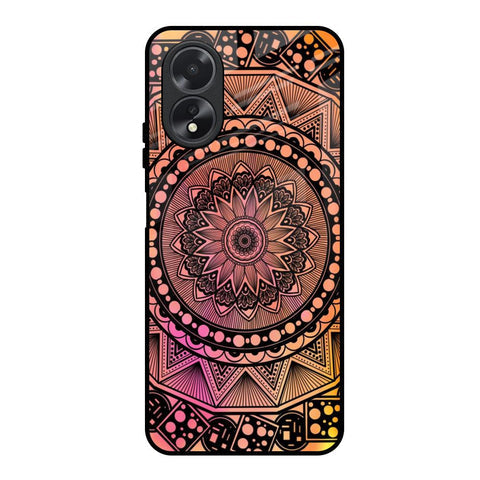 Floral Mandala Glossy Case for Oppo A18
