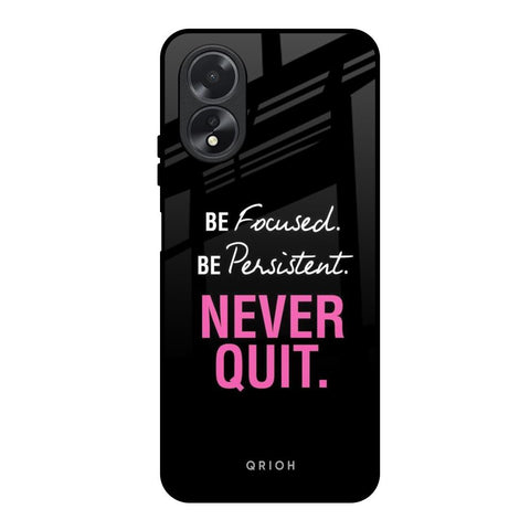 Be Focused Glossy Case for Oppo A18