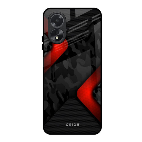 Modern Camo Abstract Glossy Case for Oppo A18