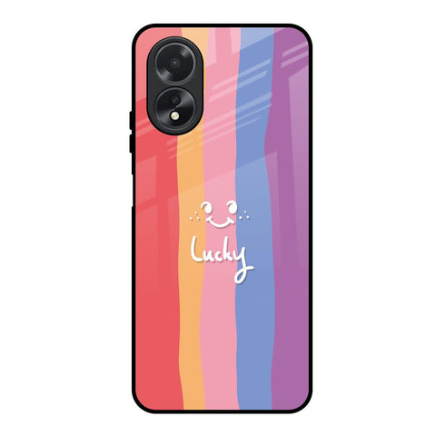 Lucky Abstract Glossy Case for Oppo A18
