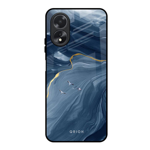 Deep Ocean Marble Glossy Case for Oppo A18