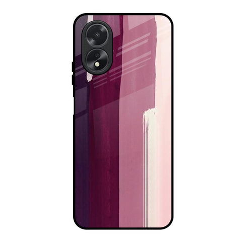 Brush Stroke Art Glossy Case for Oppo A18