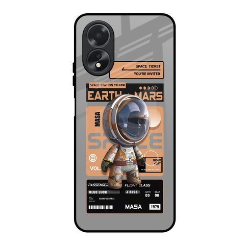 Space Ticket Glossy Case for Oppo A18