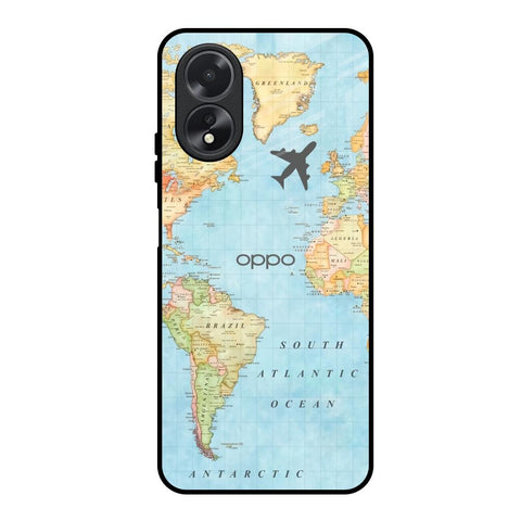 Fly Around The World Glossy Case for Oppo A18