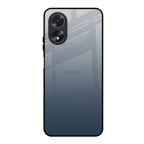 Smokey Grey Color Glossy Case For Oppo A18