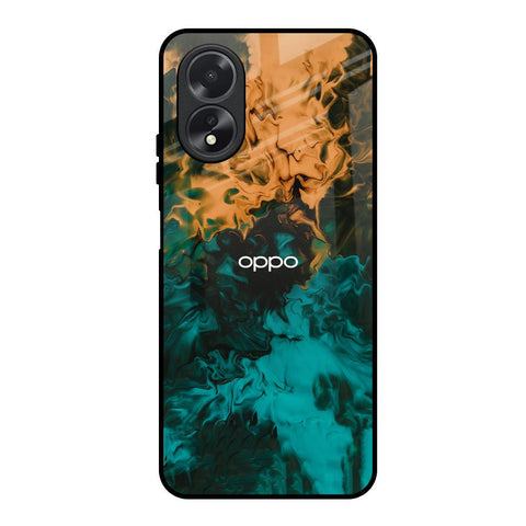 Watercolor Wave Glossy Case for Oppo A18