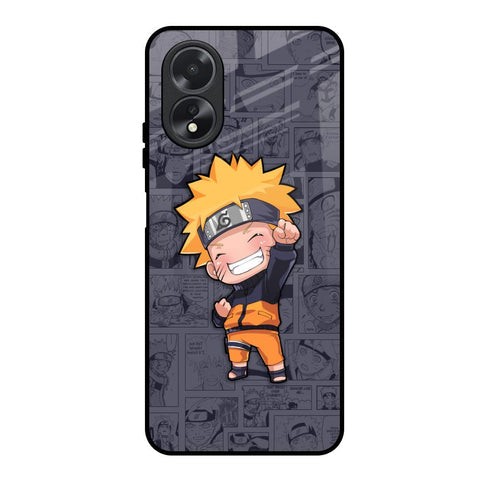 Orange Chubby Glossy Case for Oppo A38
