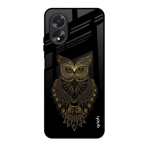 Golden Owl Glossy Case for Oppo A38