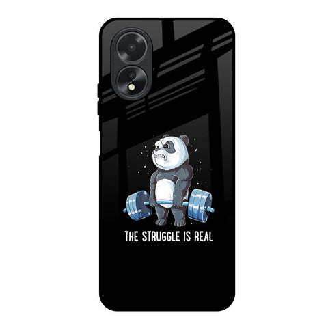 Real Struggle Glossy Case for Oppo A38