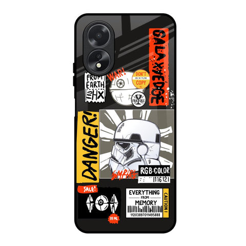 Galaxy Edge Glossy Case for Oppo A38