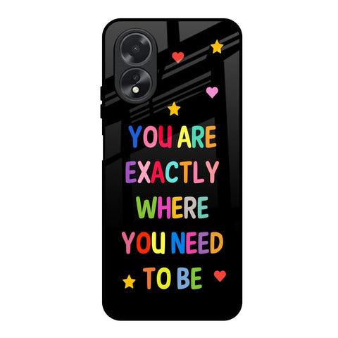 Magical Words Glossy Case for Oppo A38