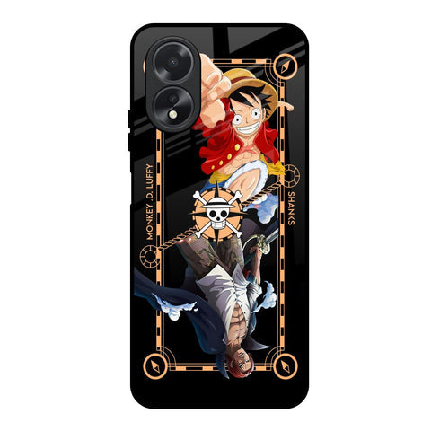 Shanks & Luffy Glossy Case for Oppo A38