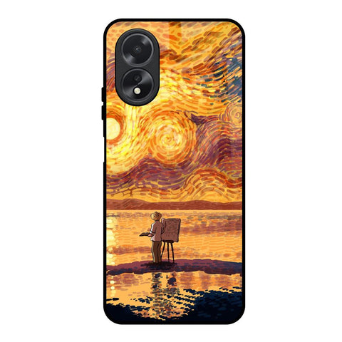 Sunset Vincent Glossy Case for Oppo A38