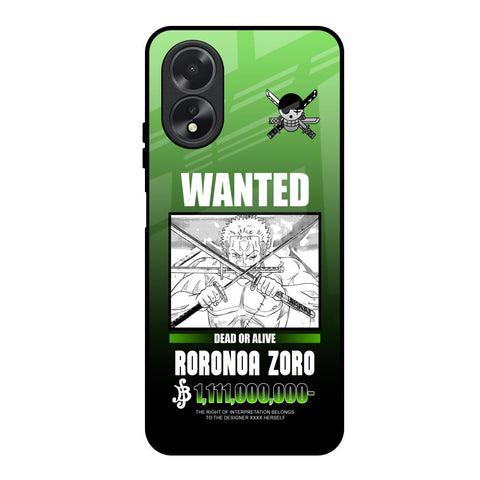 Zoro Wanted Glossy Case for Oppo A38