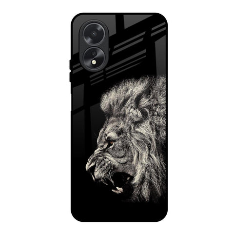 Brave Lion Glossy Case for Oppo A38